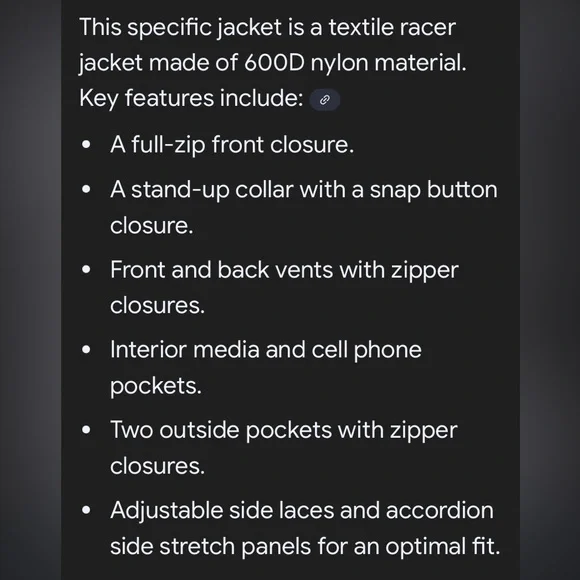 CMC Motorcycle Riding/Racing Jacket - Picture 3 of 16